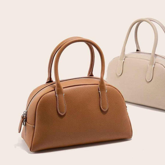 Large Capacity Leather handle pillow Bag