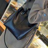 Large Capacity Plant-Tanned Soft Leather
