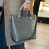 Large Capacity Plant-Tanned Soft Leather