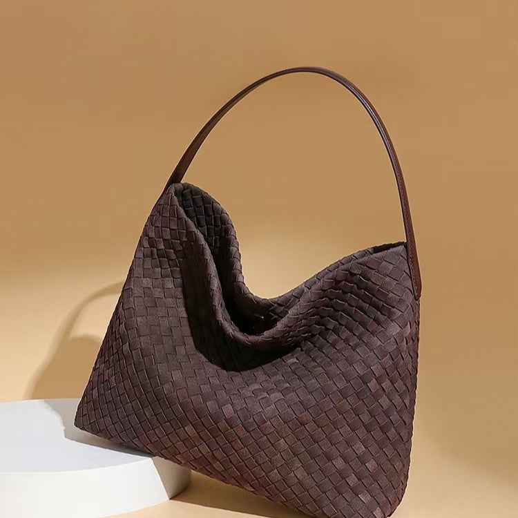 Large-Capacity Portable Woven Handbag