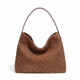 Large-Capacity Portable Woven Handbag