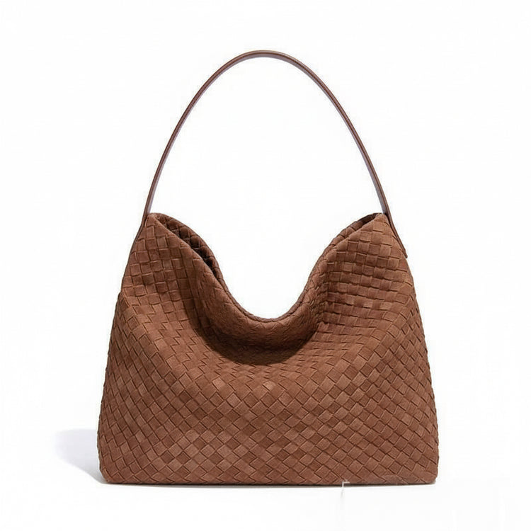 Large-Capacity Portable Woven Handbag
