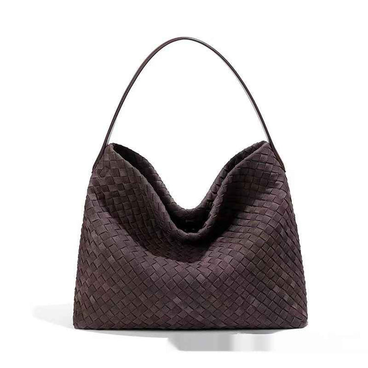 Large-Capacity Portable Woven Handbag
