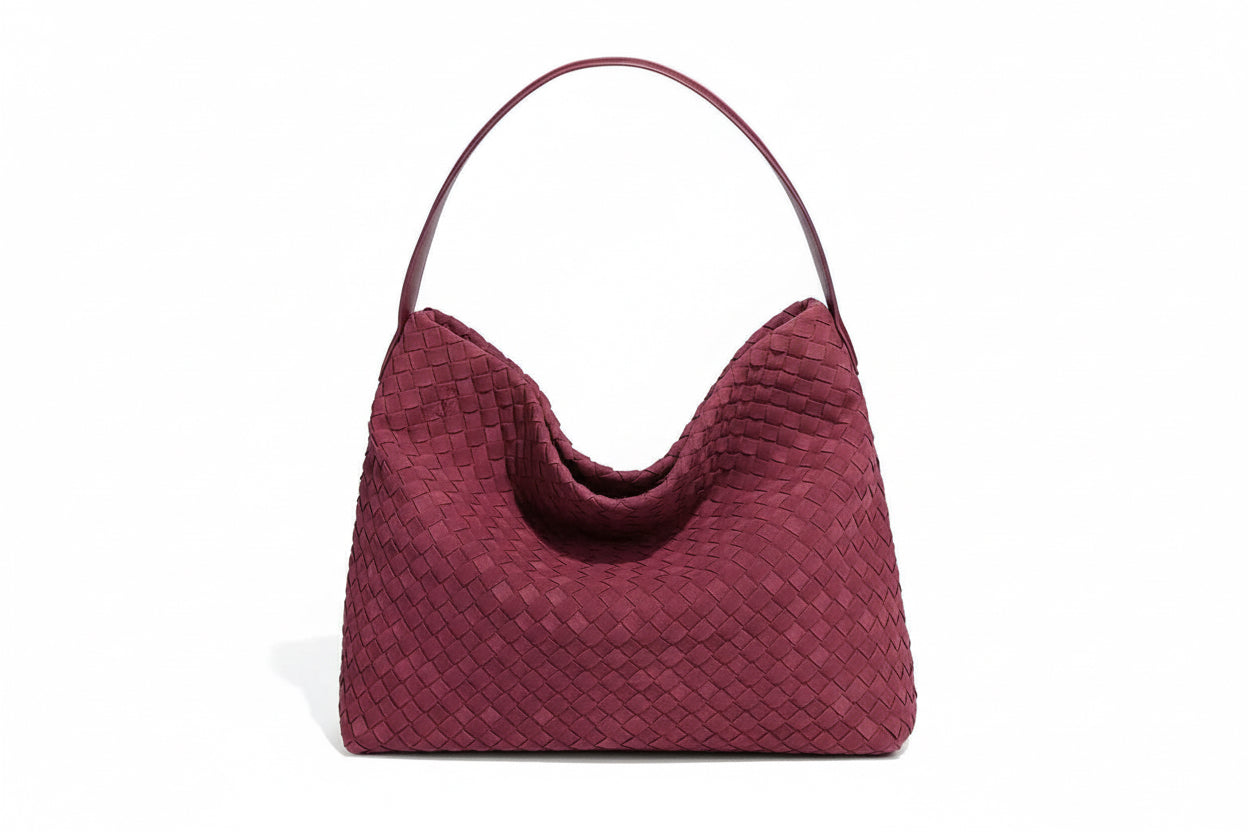 Large-Capacity Portable Woven Handbag