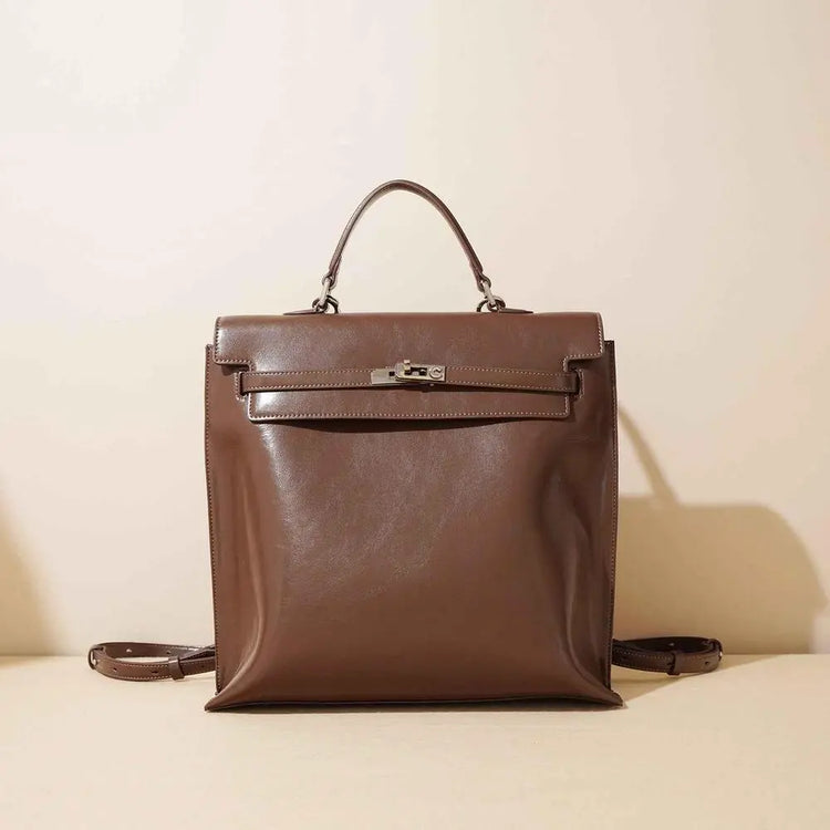 Large Capacity Premium Leather backpack