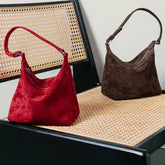 Large Capacity Suede Tote Bag