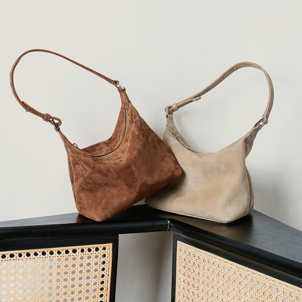 Large Capacity Suede Tote Bag