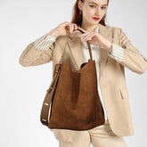 Large capacity Leather Tote