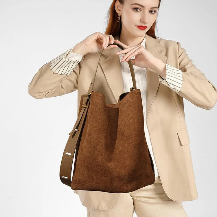 Large capacity Leather Tote