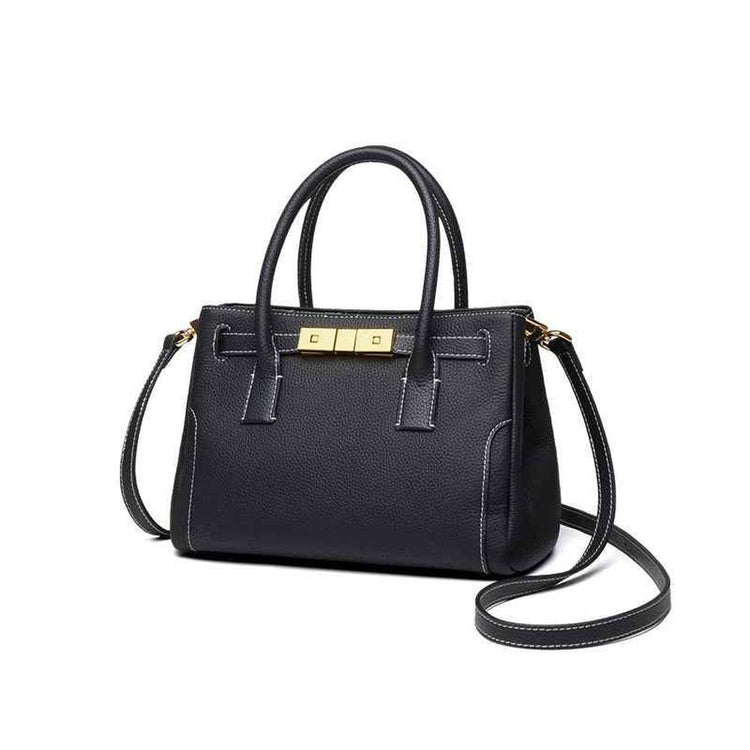 Large-capacity Soft Leather Handbag