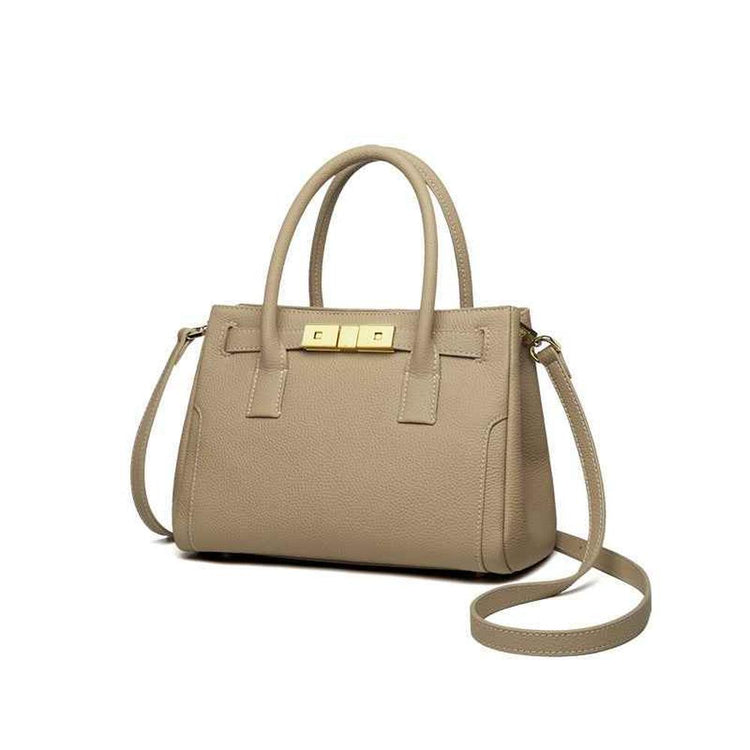 Large-capacity Soft Leather Handbag