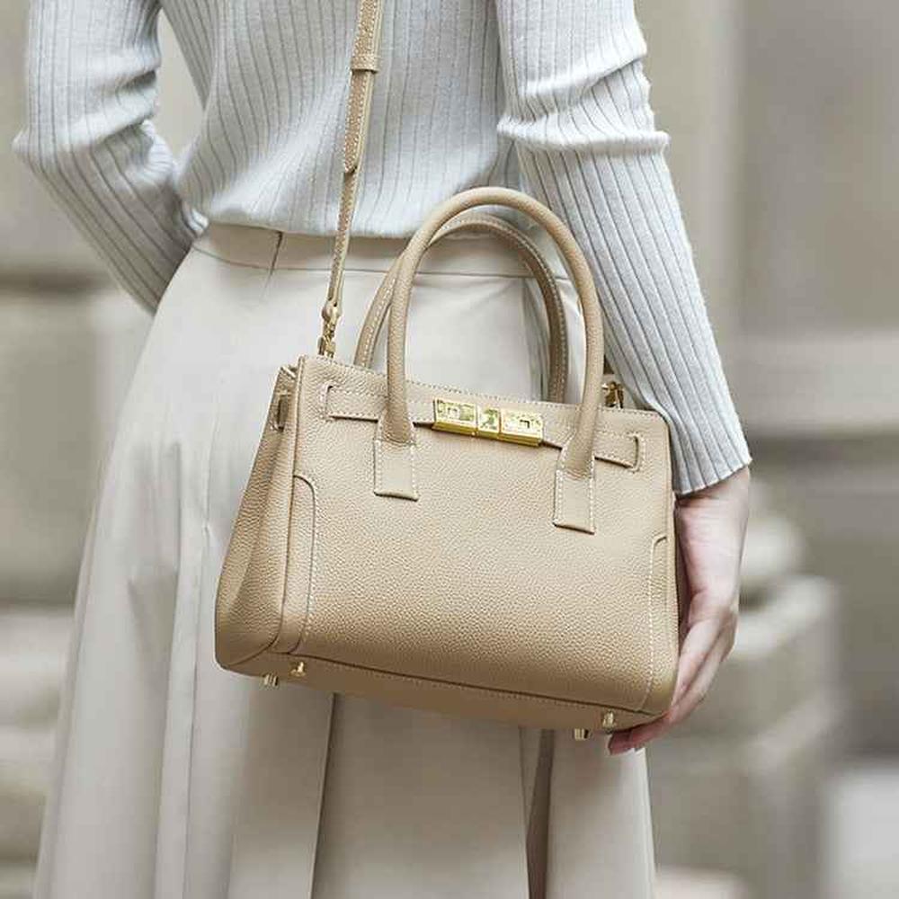 Large-capacity Soft Leather Handbag