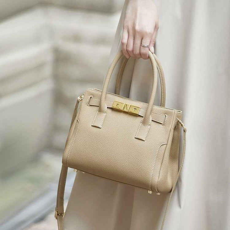 Large-capacity Soft Leather Handbag