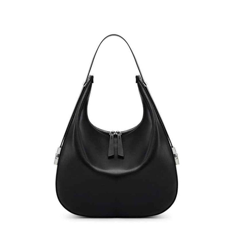 Large croissant Leather shoulder bag