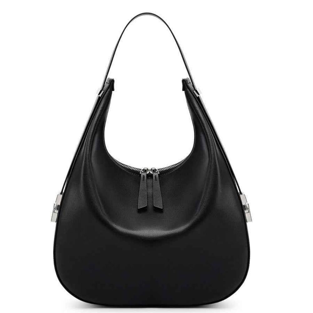 Large croissant Leather shoulder bag