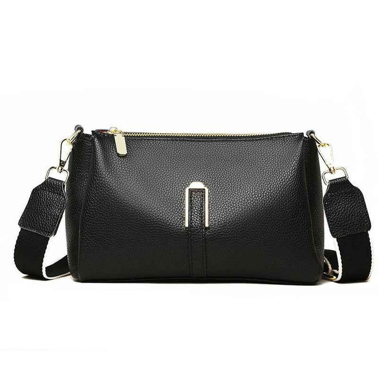 Large multifonctional leather crossbody bag
