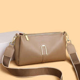 Large multifonctional leather crossbody bag