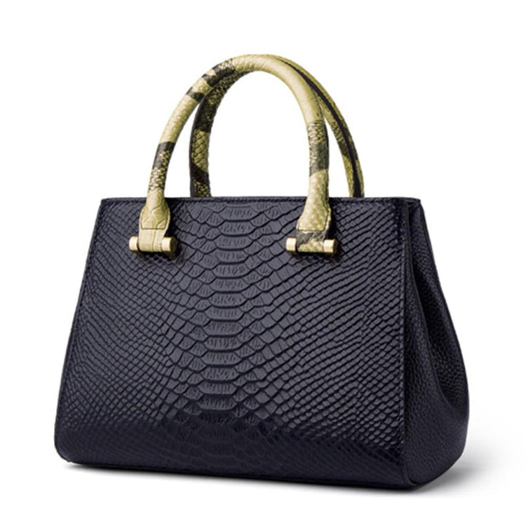 Large textured leather Handbag