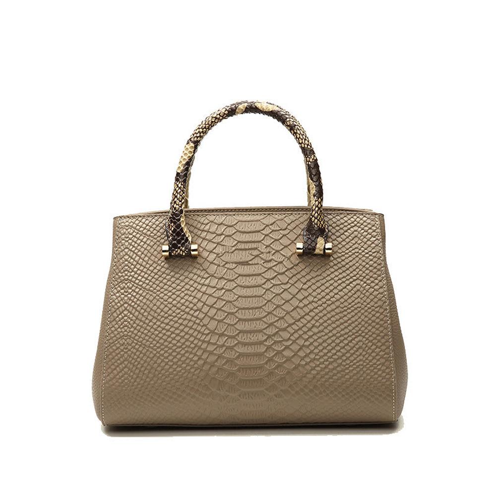 Large textured leather Handbag
