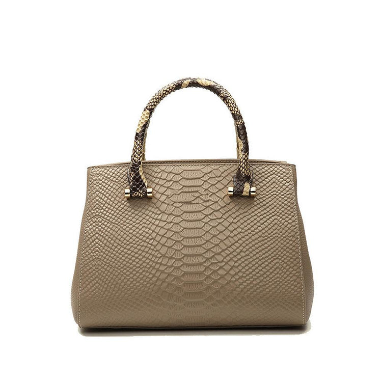 Large textured leather Handbag