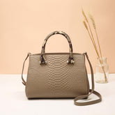 Large textured leather Handbag
