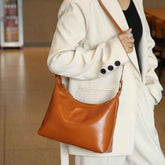 Leather All-match medium size Women&