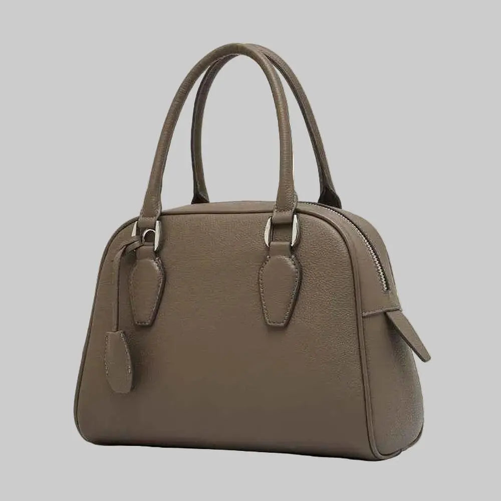 Leather Classic handle Bag
