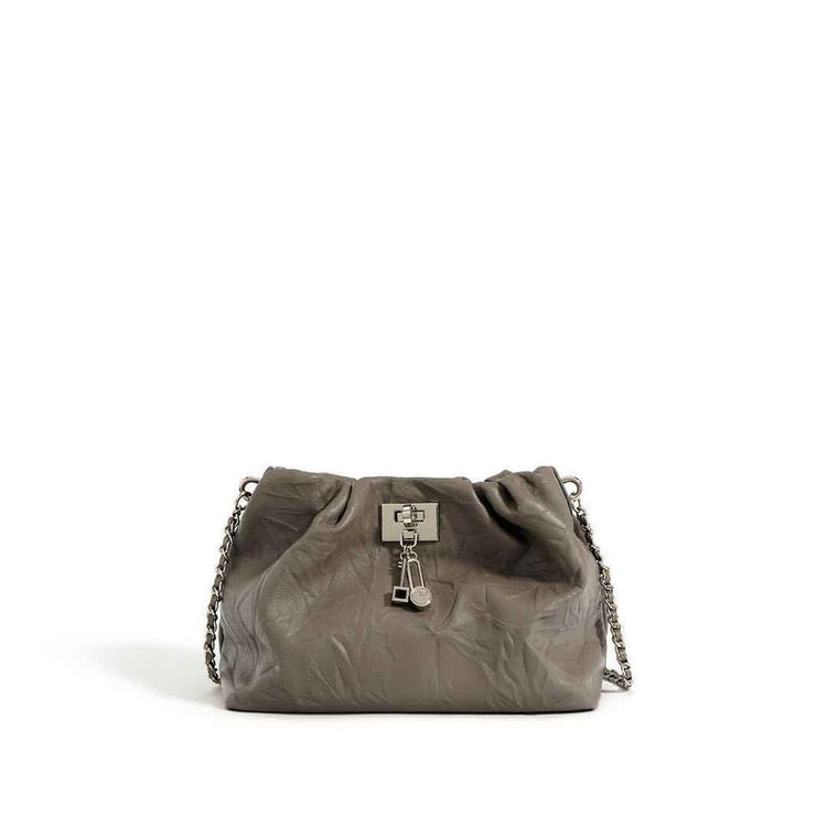 Leather Cloud Shoulder Bag