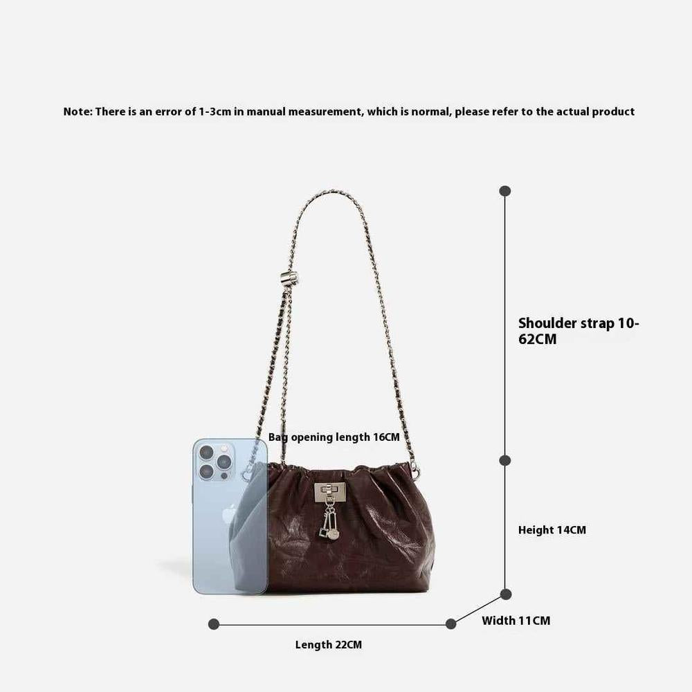 Leather Cloud Shoulder Bag