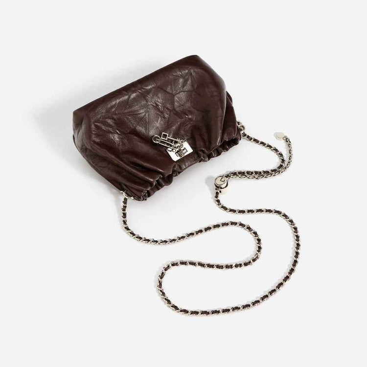 Leather Cloud Shoulder Bag