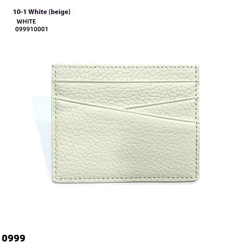 Leather Oil Edge Oblique Thin CardHolder