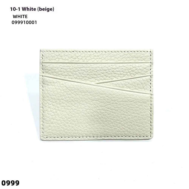 Leather Oil Edge Oblique Thin CardHolder
