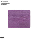 Leather Oil Edge Oblique Thin CardHolder