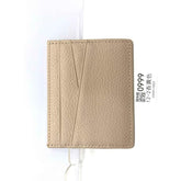 Leather Oil Edge Oblique Thin CardHolder