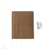 Leather Oil Edge Oblique Thin CardHolder