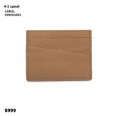 Leather Oil Edge Oblique Thin CardHolder