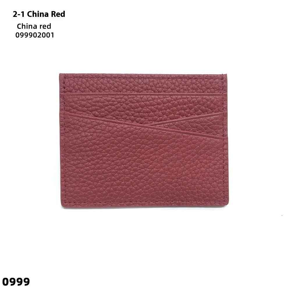 Leather Oil Edge Oblique Thin CardHolder