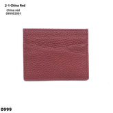 Leather Oil Edge Oblique Thin CardHolder