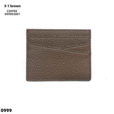 Leather Oil Edge Oblique Thin CardHolder