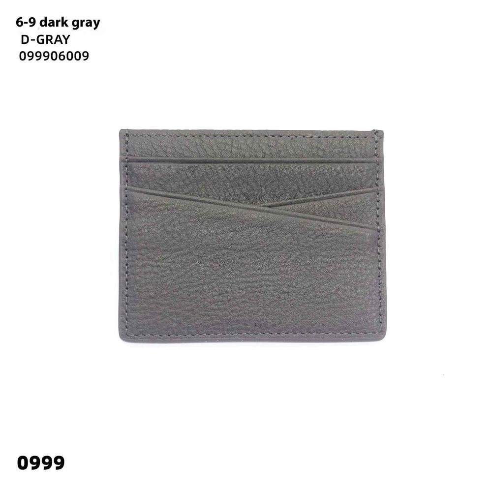 Leather Oil Edge Oblique Thin CardHolder