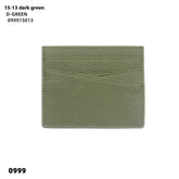 Leather Oil Edge Oblique Thin CardHolder