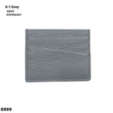 Leather Oil Edge Oblique Thin CardHolder