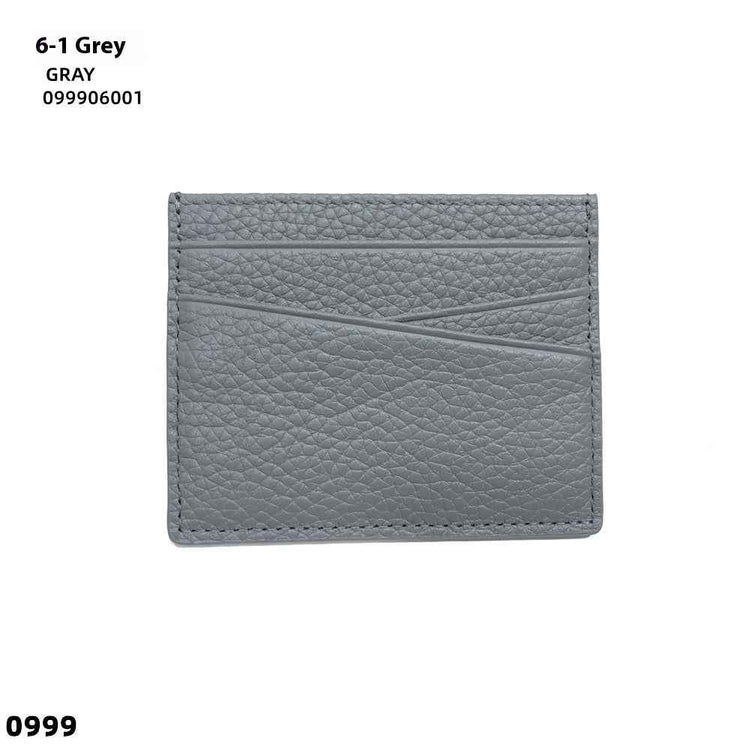 Leather Oil Edge Oblique Thin CardHolder