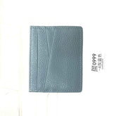 Leather Oil Edge Oblique Thin CardHolder