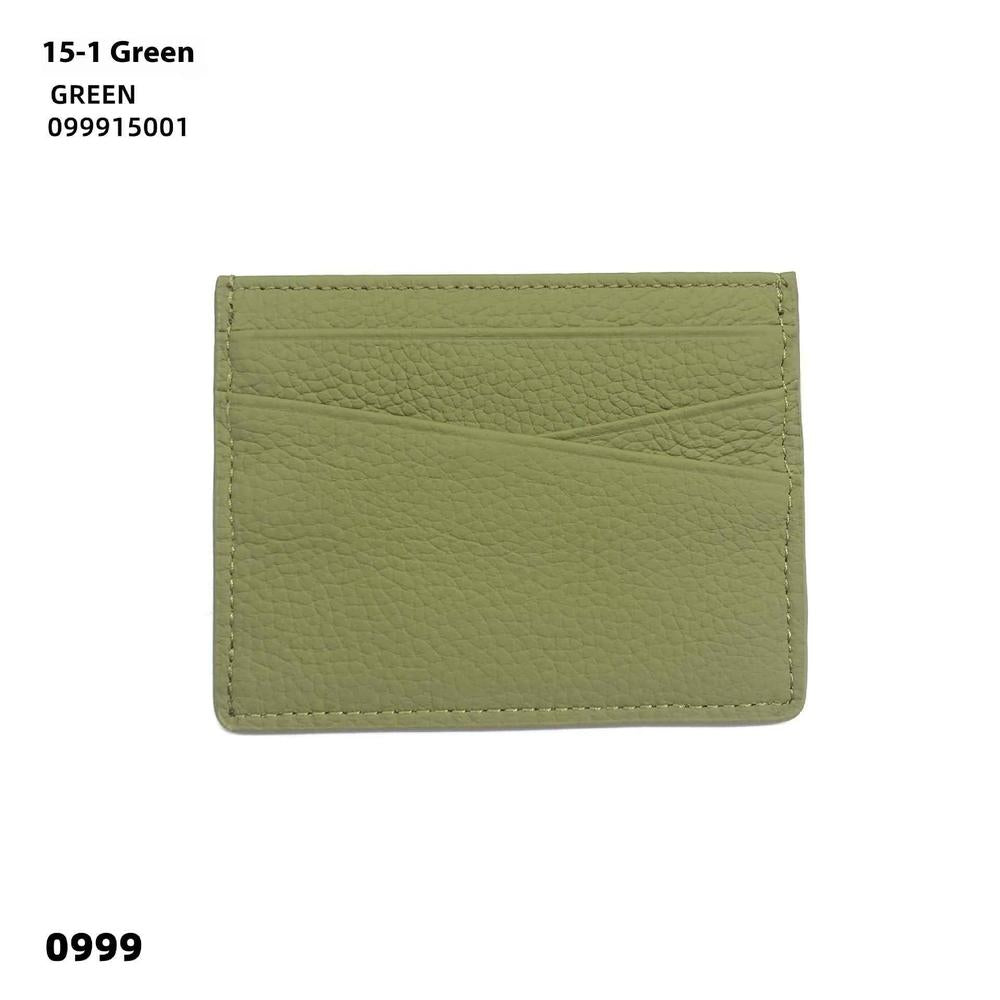 Leather Oil Edge Oblique Thin CardHolder