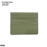 Leather Oil Edge Oblique Thin CardHolder