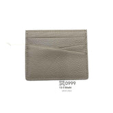 Leather Oil Edge Oblique Thin CardHolder