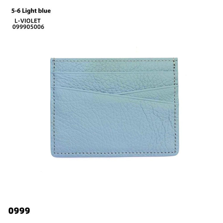 Leather Oil Edge Oblique Thin CardHolder