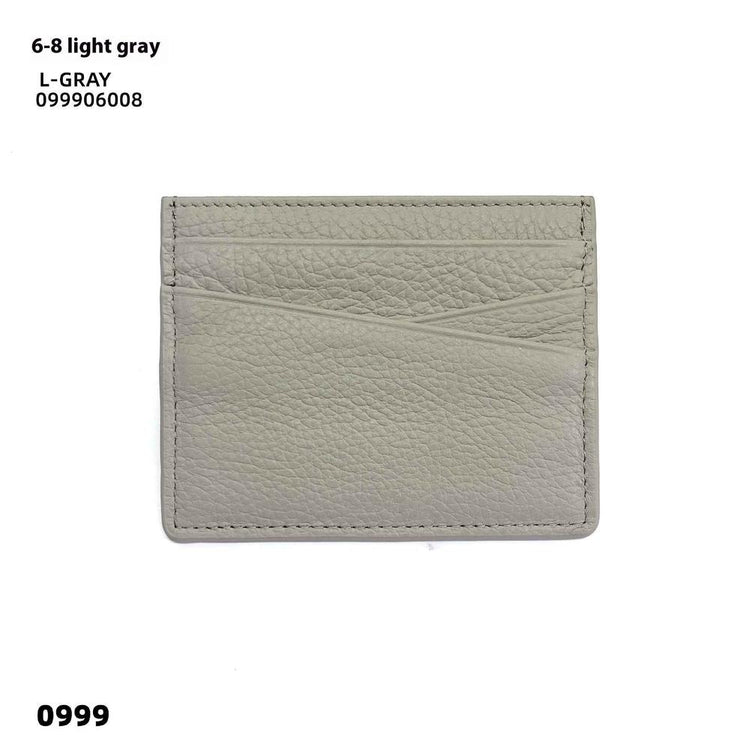 Leather Oil Edge Oblique Thin CardHolder