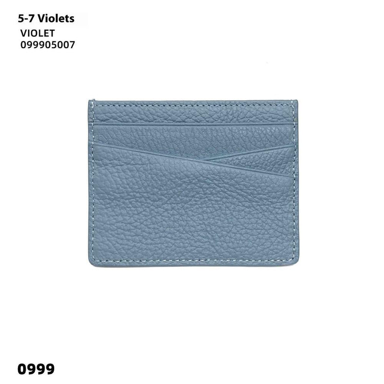 Leather Oil Edge Oblique Thin CardHolder